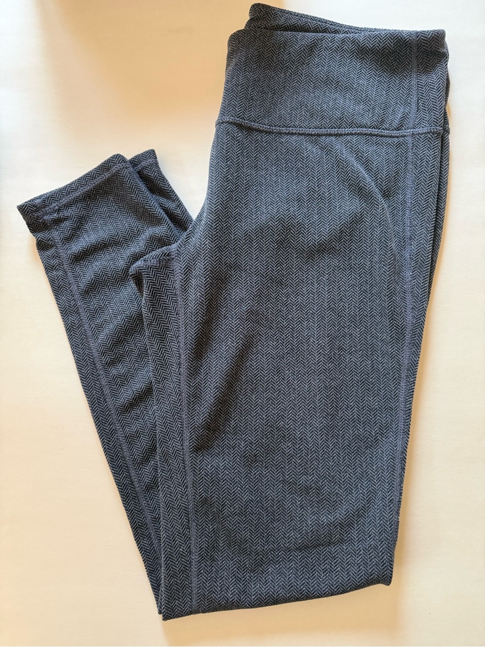 Athleta Herringbone Stretch Gray Leggings